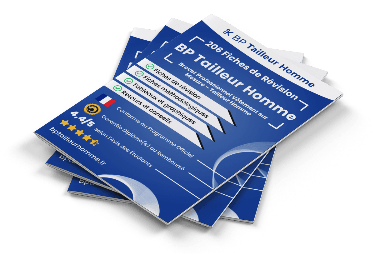 206 Fiches de Révision pour le BP Tailleur Homme